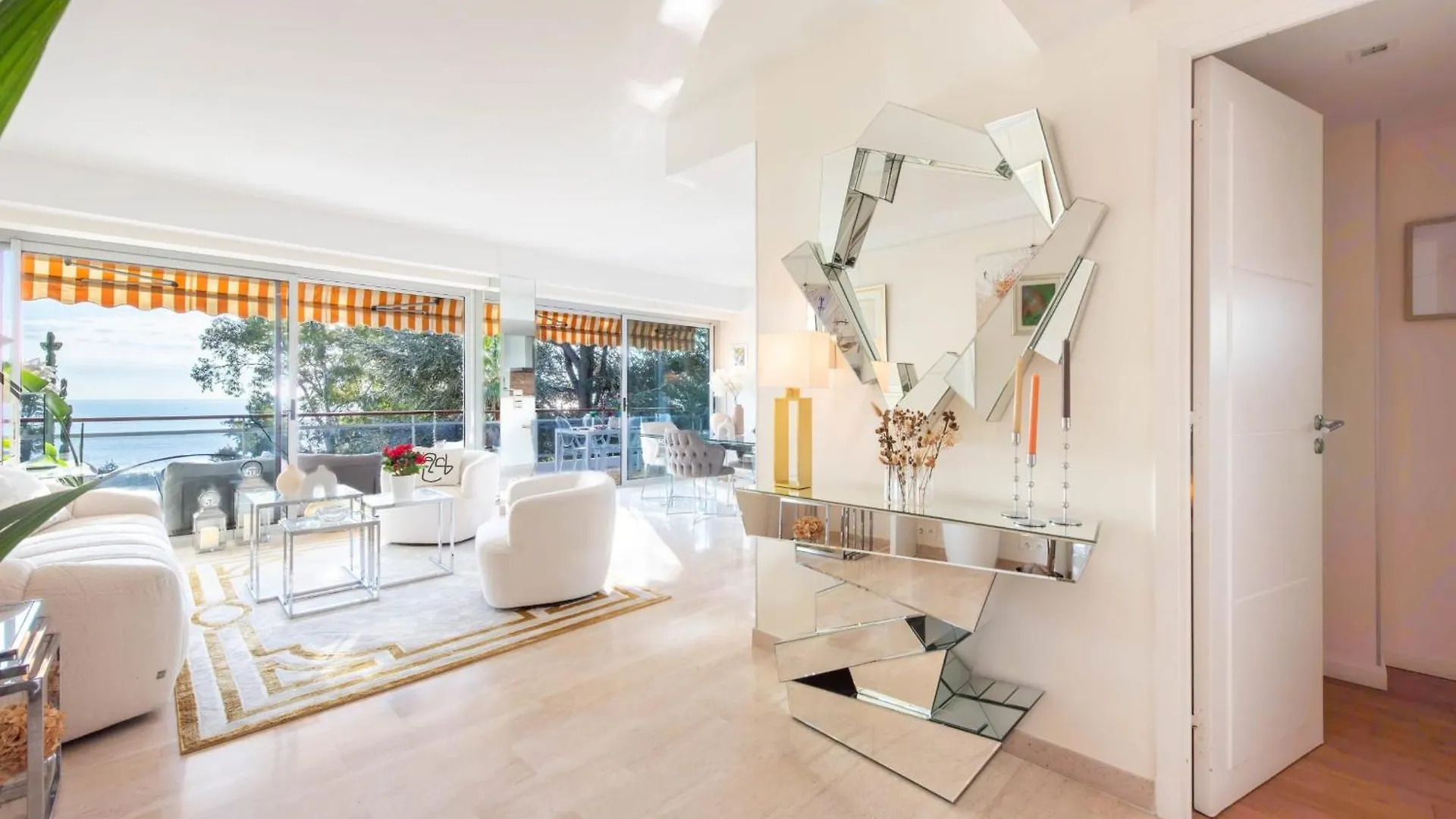Apartment Cote D'Azur Sea View Tennis Beach Access Vallauris